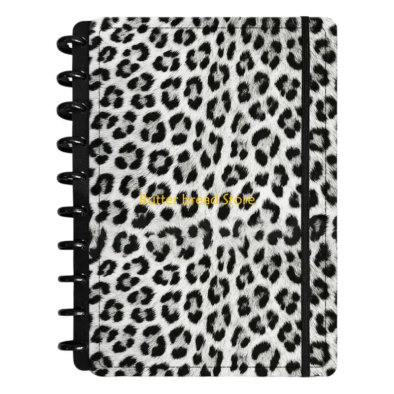 W89C 1Pc Aesthetic Writing Notebooks Coil Bounding Covers Not Glares Paper Compact Size for School Office Writing Supplies