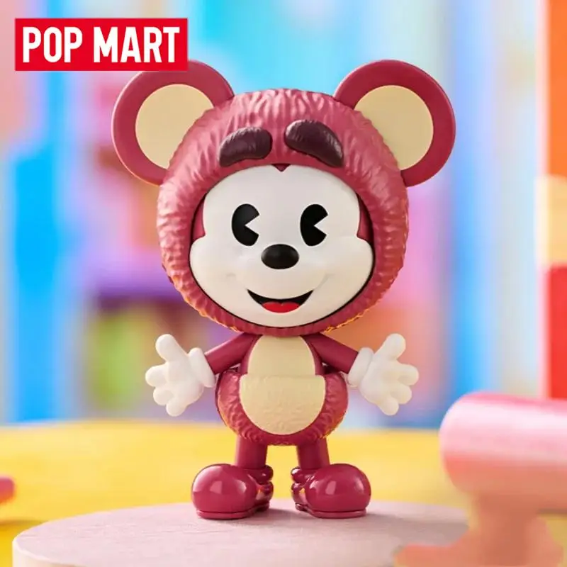 POP MART Disney Mickey REMIXED Mickey incontra la serie PIXAR caja ciega caja misteriosa juguetes Kawaii adorno figuritas decoración del hogar escritorio