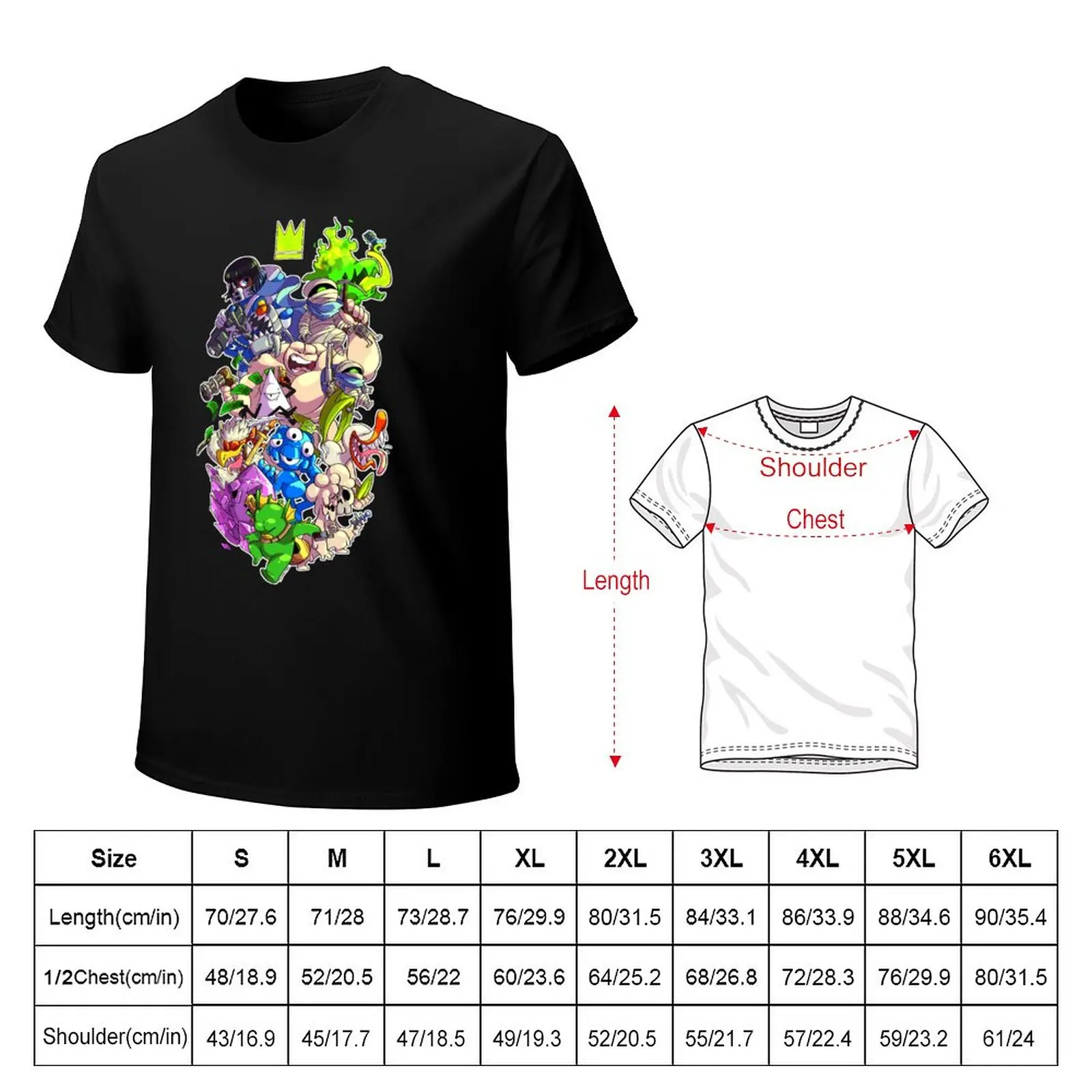 Nuclear Throne 5th Anniversary T-Shirt tees anime clothes black t-shirts for men