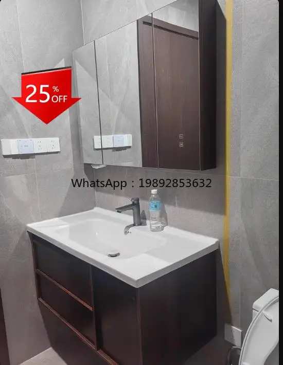 AB bathroom cabinet combination ceramic integrated basin toilet hand wash washbasin cabinet washstand