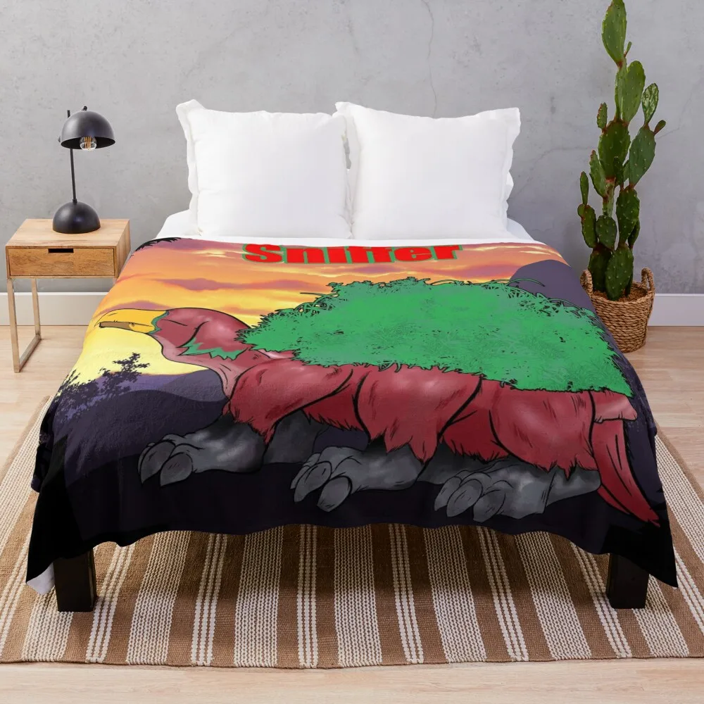 

Sniffer Throw Blanket Decoratives Plush warm for winter Hairys Blankets