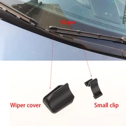 1Set For Mercedes Benz BMW Audi Skoda Wiper Cover Cap Clip Plastic Accessories