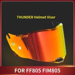 Viseira de capacete apto para ls2 ff805 fim805 modelo ls2 thunder viseira capacete muti-cor acessórios da motocicleta parte hd ls2 lente do capacete