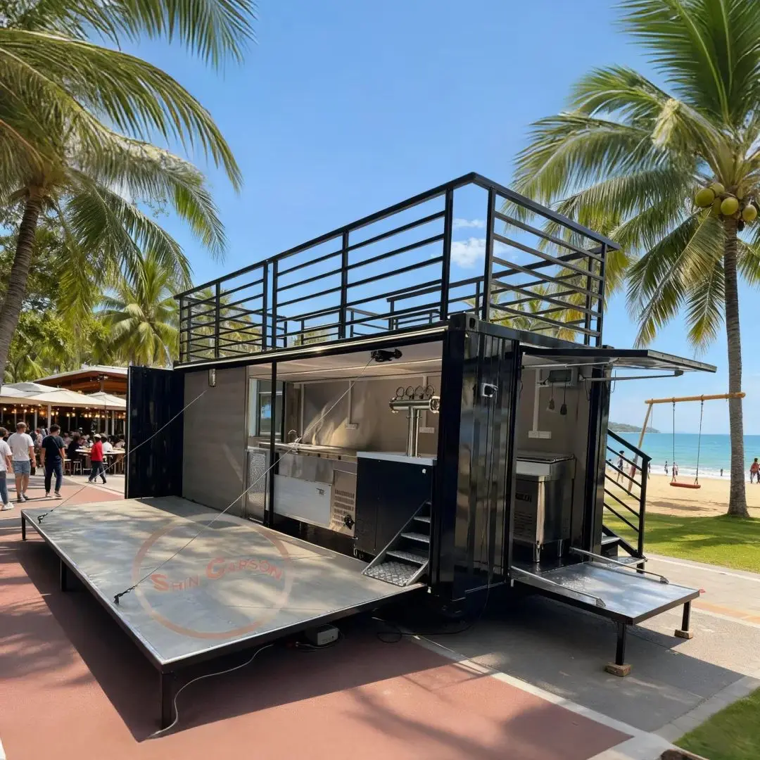 Remolques de cocina móviles para pollo, barbacoa, pizzeria, cerveza, camiones de comida rápida, equipo completo de Catering para cocinar al aire libre