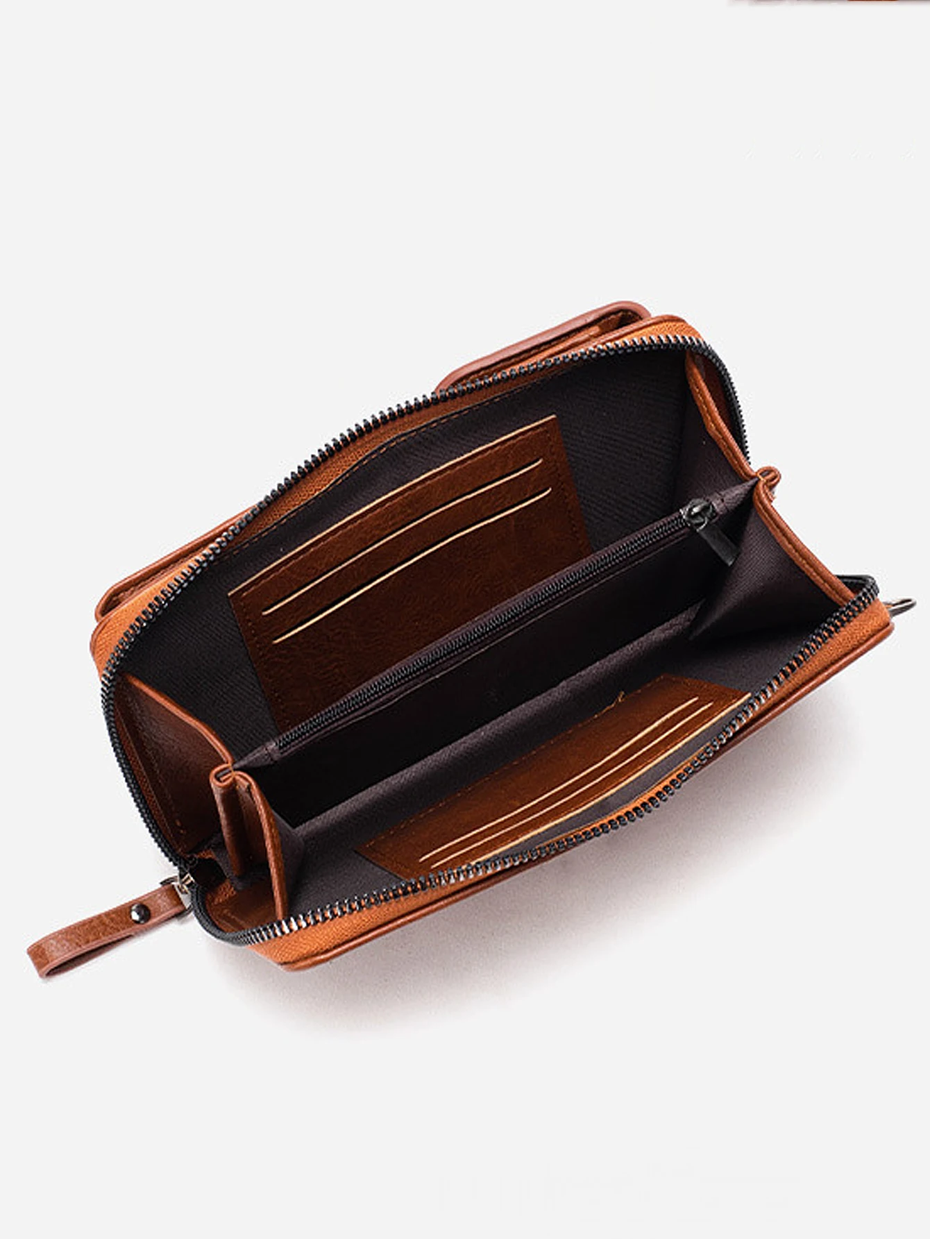 All-Match Zipper Shoulder Bag, Trendy Solid Color Phone Bag, Versatile Purse With Detachable Strap