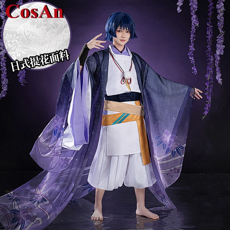 CosAn Game Genshin Impact Scaramouche Cosplay Costume Early Youth Kimono Uniform Activity Party Role Play Clothing