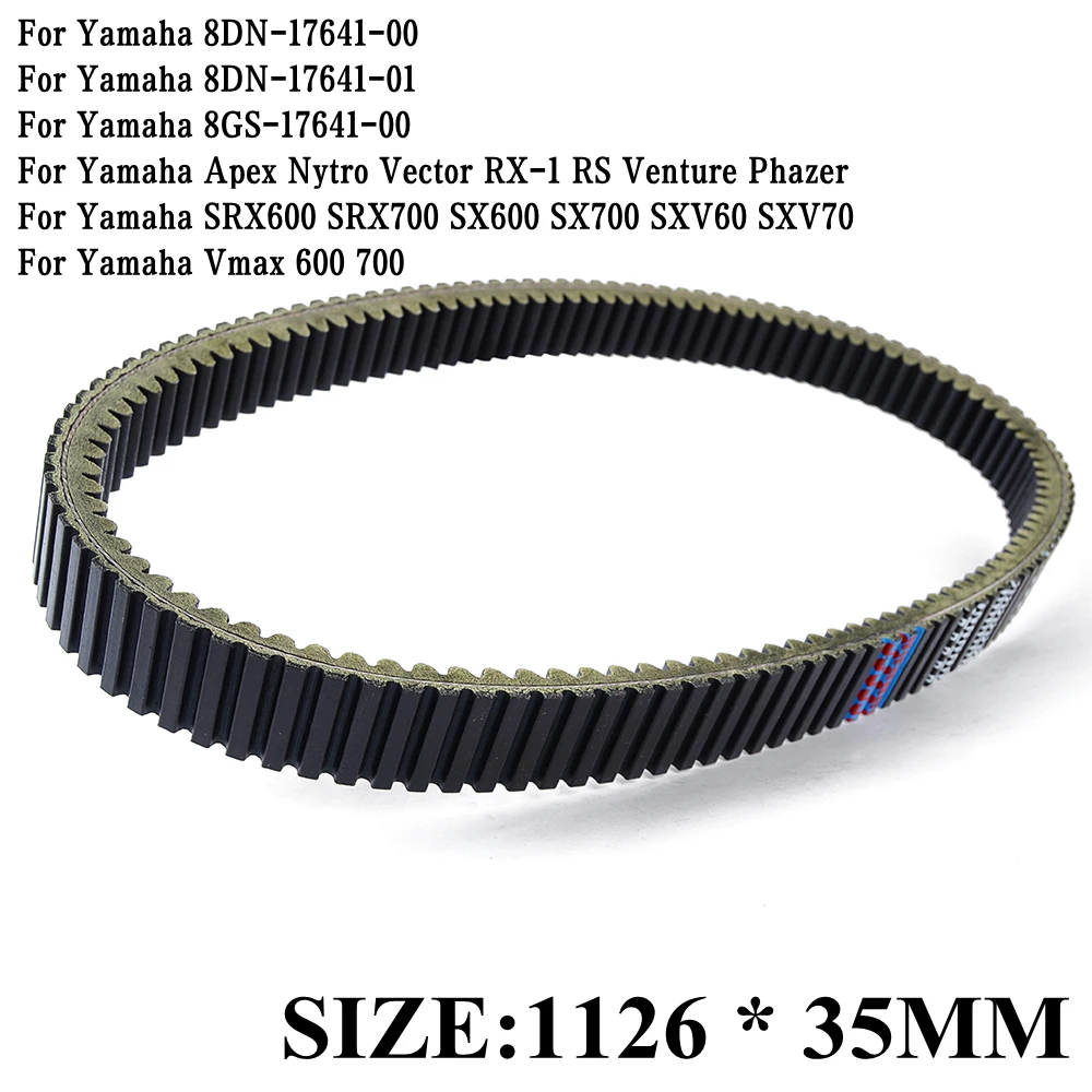 

Drive Belt for Yamaha Phazer Venture PZ50 SX600 SX700 SRX600 SRX700 VK 10 RS RX VK10 Viking VX600 VX700 VX600 VX700 Vmax 600