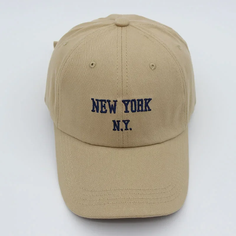 Men Baseball Cap NEW YORK Letter Baseball Caps for Women Sun Hat Kpop Soft Snapback Hats for Men