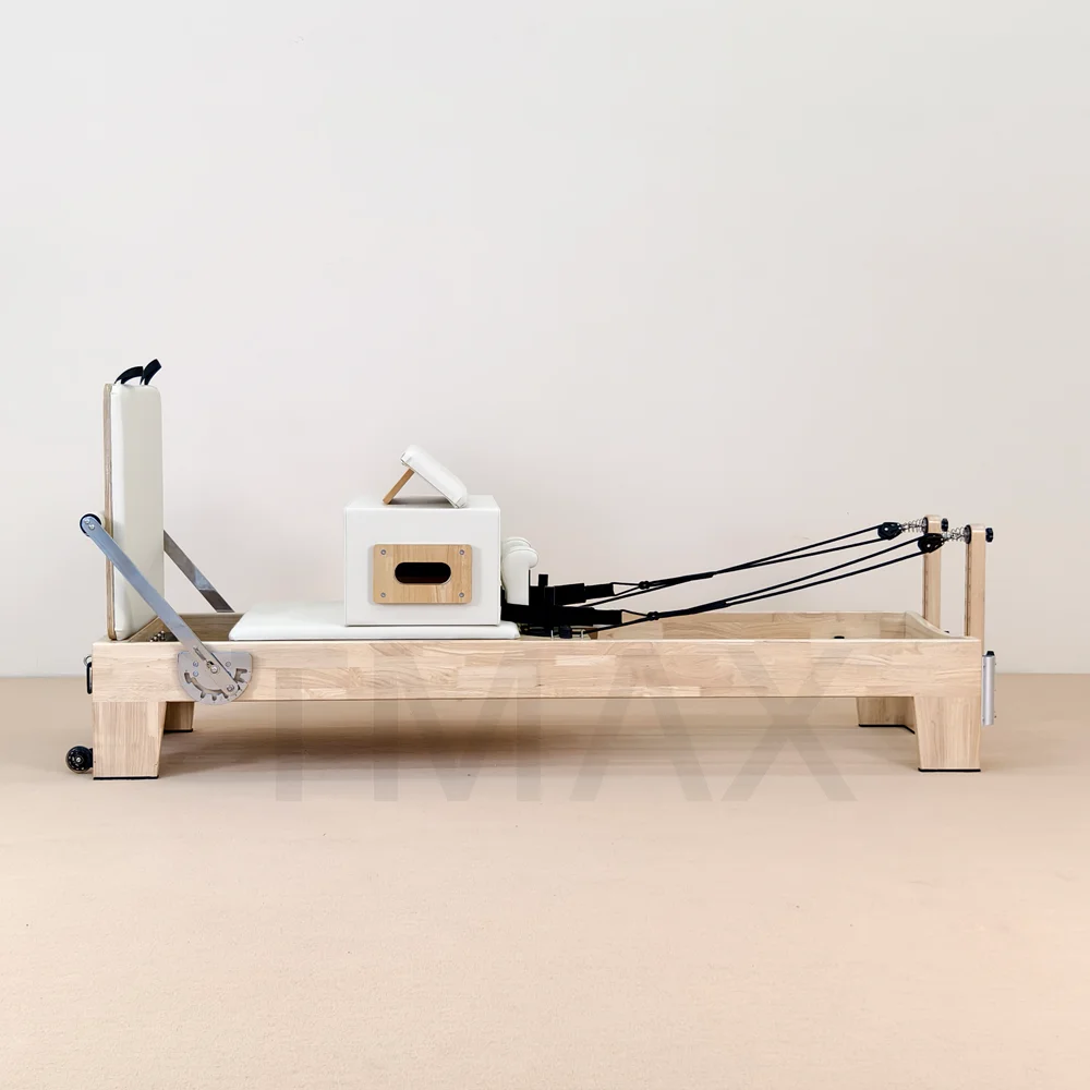 

Tmax Directly Solid Oak Wood Commercial Use Studio Pilates Reformer Big Pilates Reformer Equipment