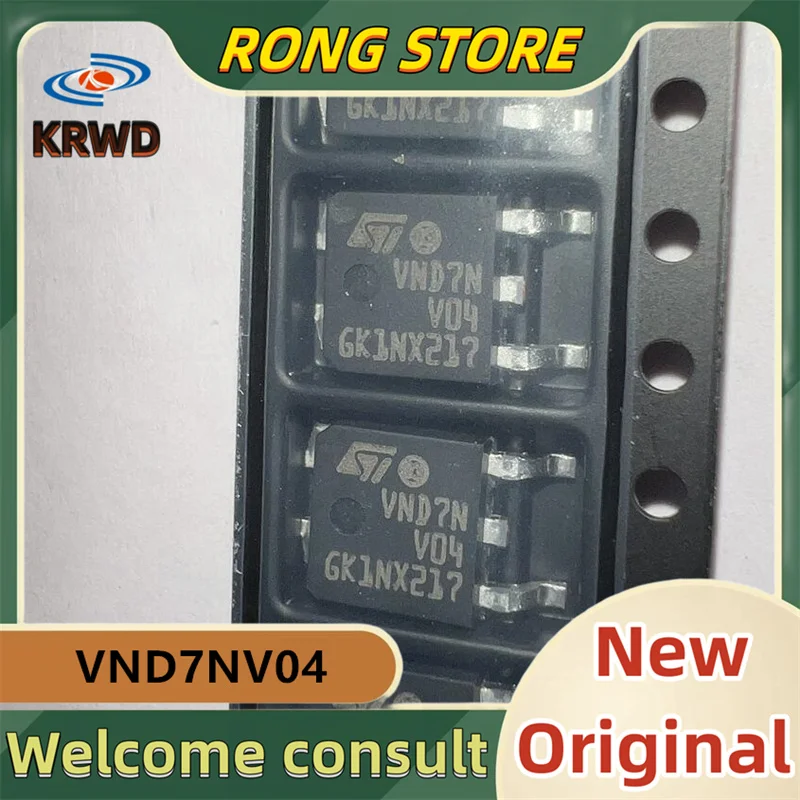 20pcs VND7NV04 VND7NV04TR-E 7NV04 TO-252   New and Original