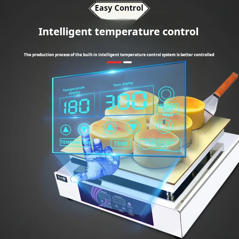 2025 New Souffle Waffle Machine Electric Fluffy Baking Snacks Pancake Machine Bread Machine