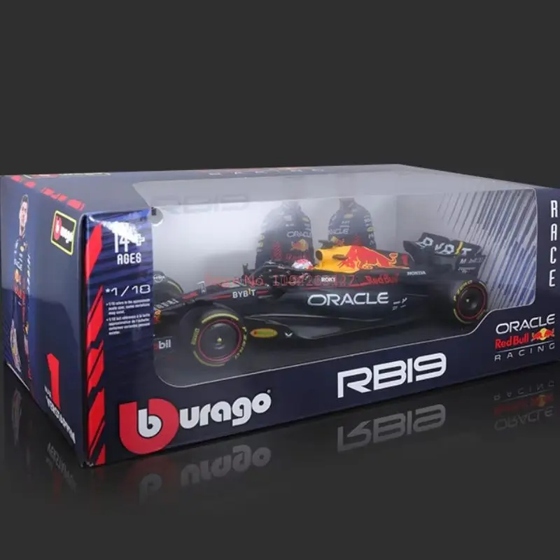 Hot Original Bburago 1:18 Red Bull Rb19 ลาสเวกัส Rb19 Miami Alloy Miniature Diecast รุ่นสูตร 1 รถยนต์ของเล่นเด็กของขวัญวันเกิด