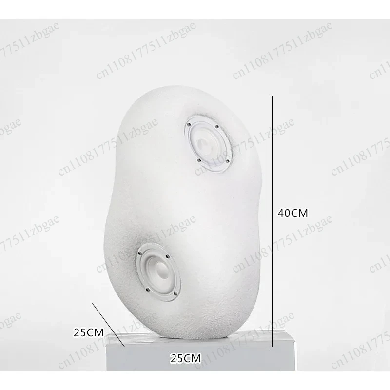 Nordic Minimalist Art Bluetooth Speaker, Modern Sculpture Style Subwoofer for Living Room
