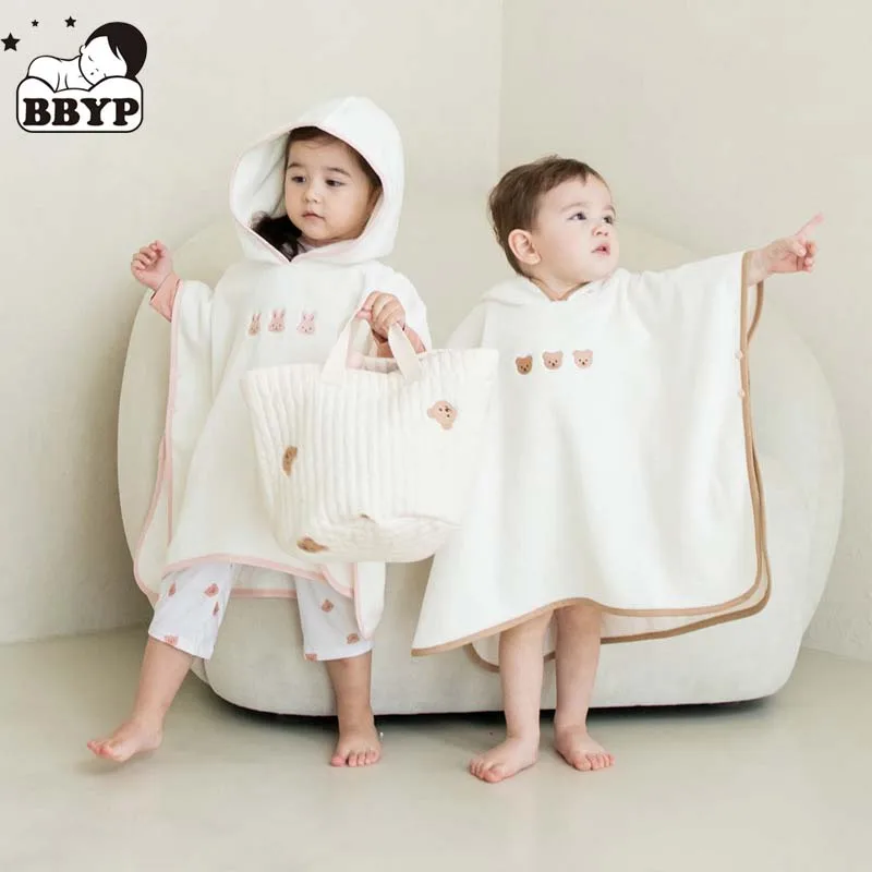 

Мягкий детский халат для мальчиков и девочек, банное полотенце с капюшоном, быстросохнущий коралловый флисовый плащ с капюшоном, пончо, пляжное полотенце, детское ш