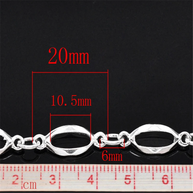 Opened Oval Chains for DIY Jewellery Making