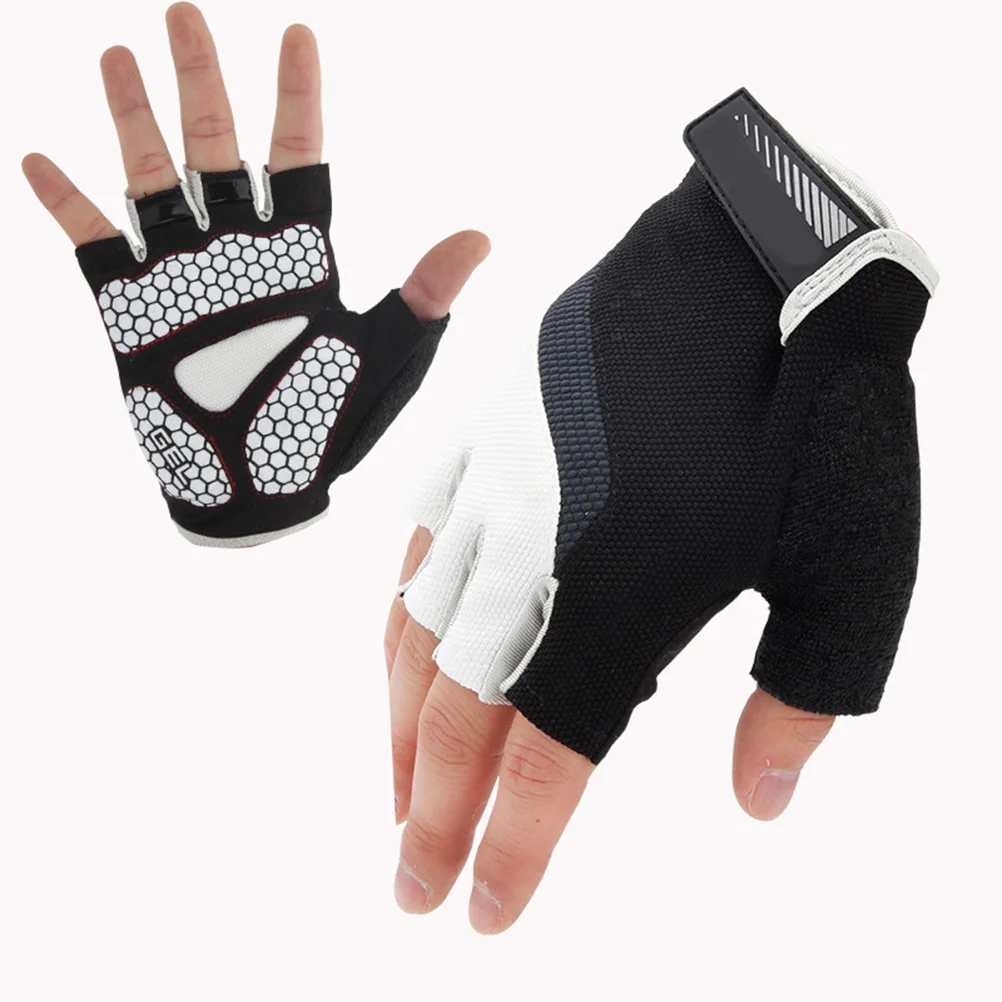 

1 пара велосипедных перчаток, дышащие, амортизирующие, противоскользящие, для занятий спортом на открытом воздухе, скалолазания, рыбалки, верховой езды, фитнеса, удобные