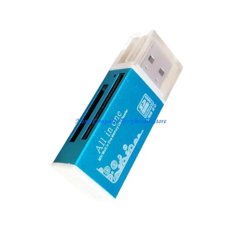 F68C USB 2.0 MS TF 용 카드 리더 더 많은 슬롯 카드 어댑터 여러 장치와의 호환성이 높음