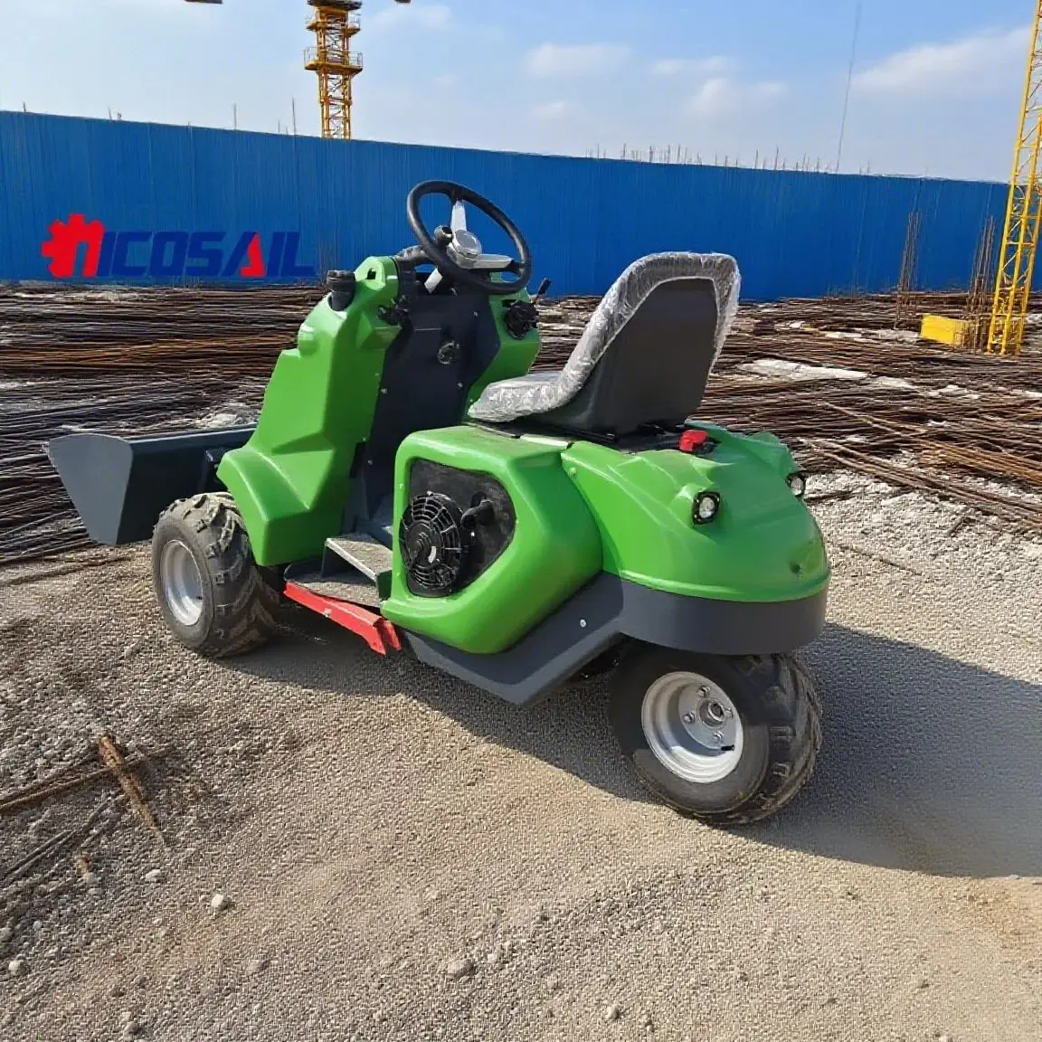 

Mini 3-Wheel Sliding Loader Forklift with Drive Sliding Steering Customized Industrial Material Handling Equipment
