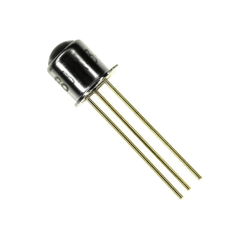 BPX38,Sensors, Transducers Optical Sensors Phototransistors 880nm Top View TO-206AA, TO-18-3 Metal Can