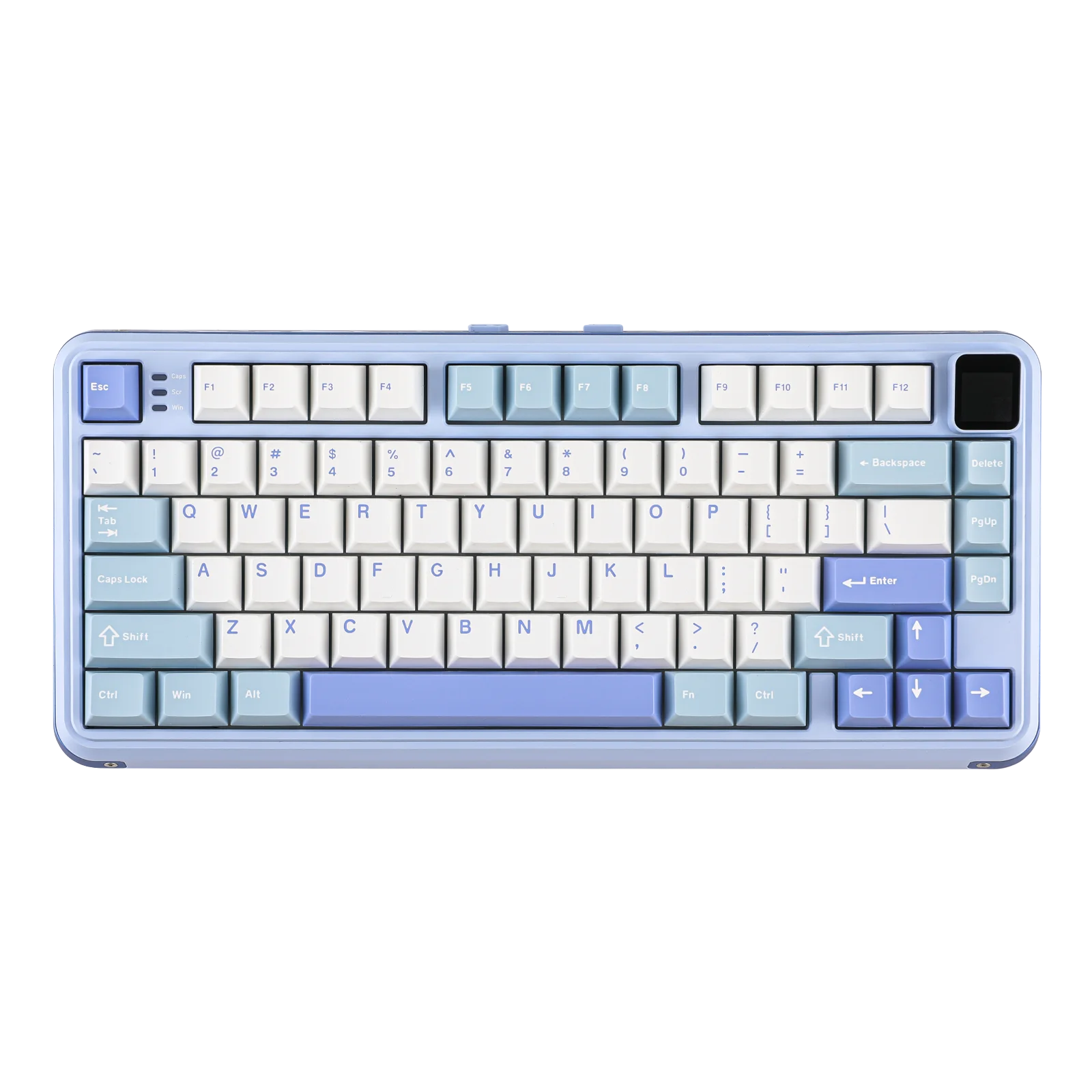 MechLands Vibe 75 75% Layout Gasket-mounted Wired/Bluetooth/2.4GHz Wireless Mechanical Keyboard with Interchangeable Screen