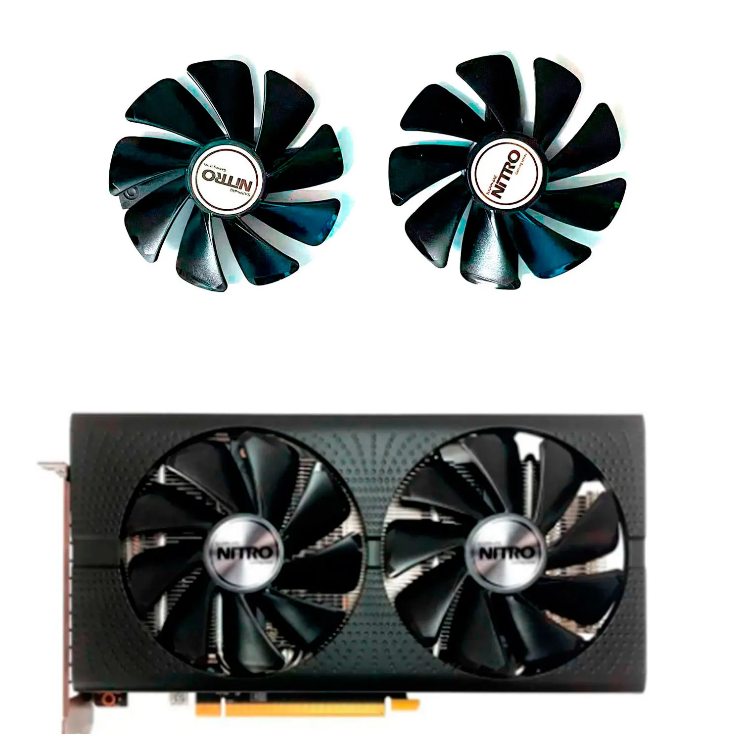 

Кулер CF1015H12D для Sapphire Radeon RX 470 480 580 570 NITRO Mining Edition RX580 RX480 игровой Вентилятор Охлаждения видеокарты