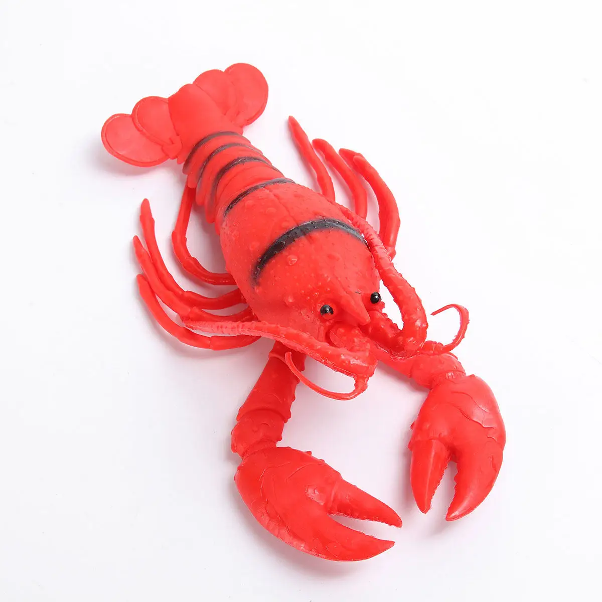 Unique Australian Lobster Shape Kids Red Color Soft Plastic Bath Fun Drop Ocean Animals Creative Educational