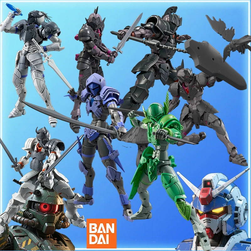 

Bandai Original 30MMF Prop Shop 1 Knight Parts, Prop Shop 2 Warrior Parts Action Figure Assembly Model Toys Gifts For Children