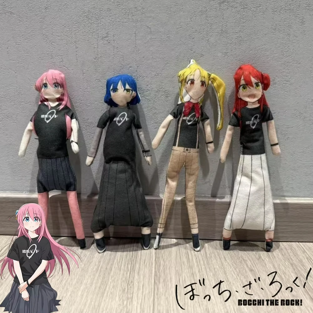 

Bocchi The Rock Gotoh Hitori Ijichi Nijika Yamada Ryo Kita Ikuyo Anime Cosplay Plush Doll Abstract Twistable Figure Dolls Prop