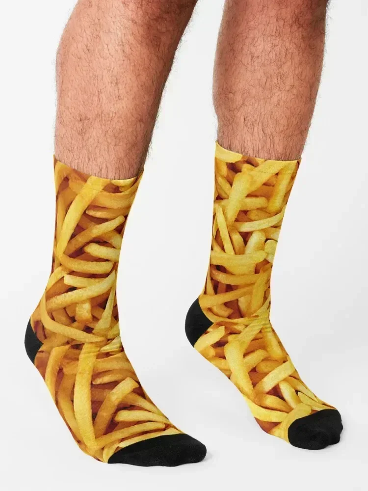 French Fries Socks Novelties sports and leisure Toe sports cycling Boy Socks Women's