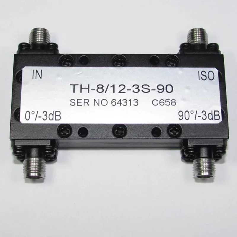 TH-8/12-3S-90 8-12GHz 30W Microwave 90 Degree 3dB Bridge Coupler