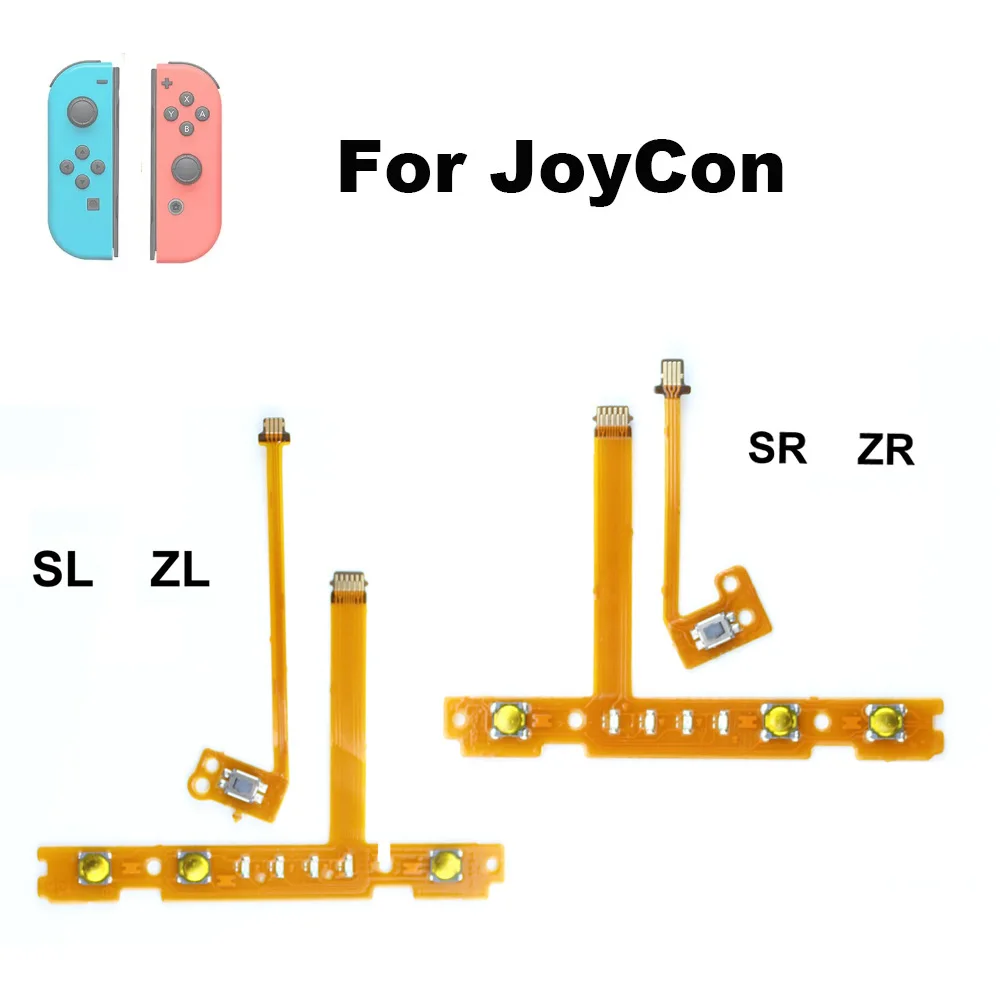 2pc Screwdriver + Flex Cable for Joycon Switch Strap Ribbon SL SR ZR ZL L Spare Parts for Nintendo Switch Repair Kit Accessories