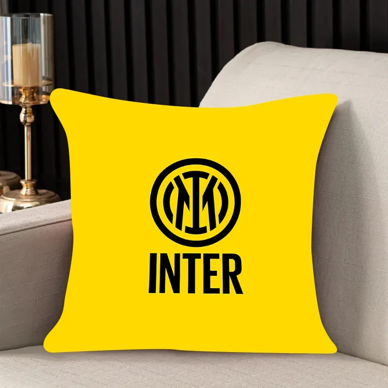 Pillow case FC Inter home decor Double-sided Printed Sofa Headrest Backrest Chair Cushion Cover Fashion home decoration Gift