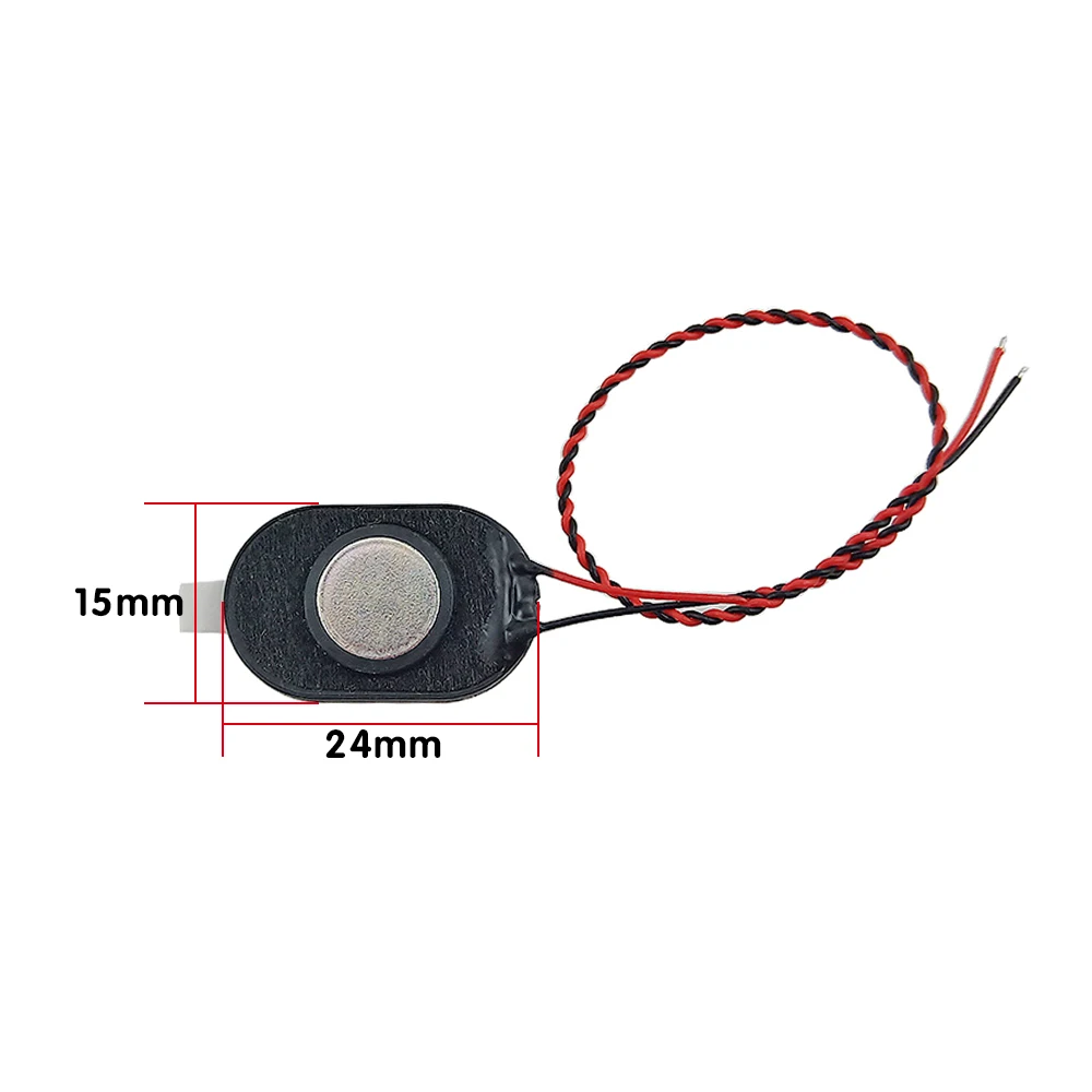 24*15mm Speaker Unit 8ohm 1w Mini Oval Loudspeaker for 1524 Tablet Computer 2PCS