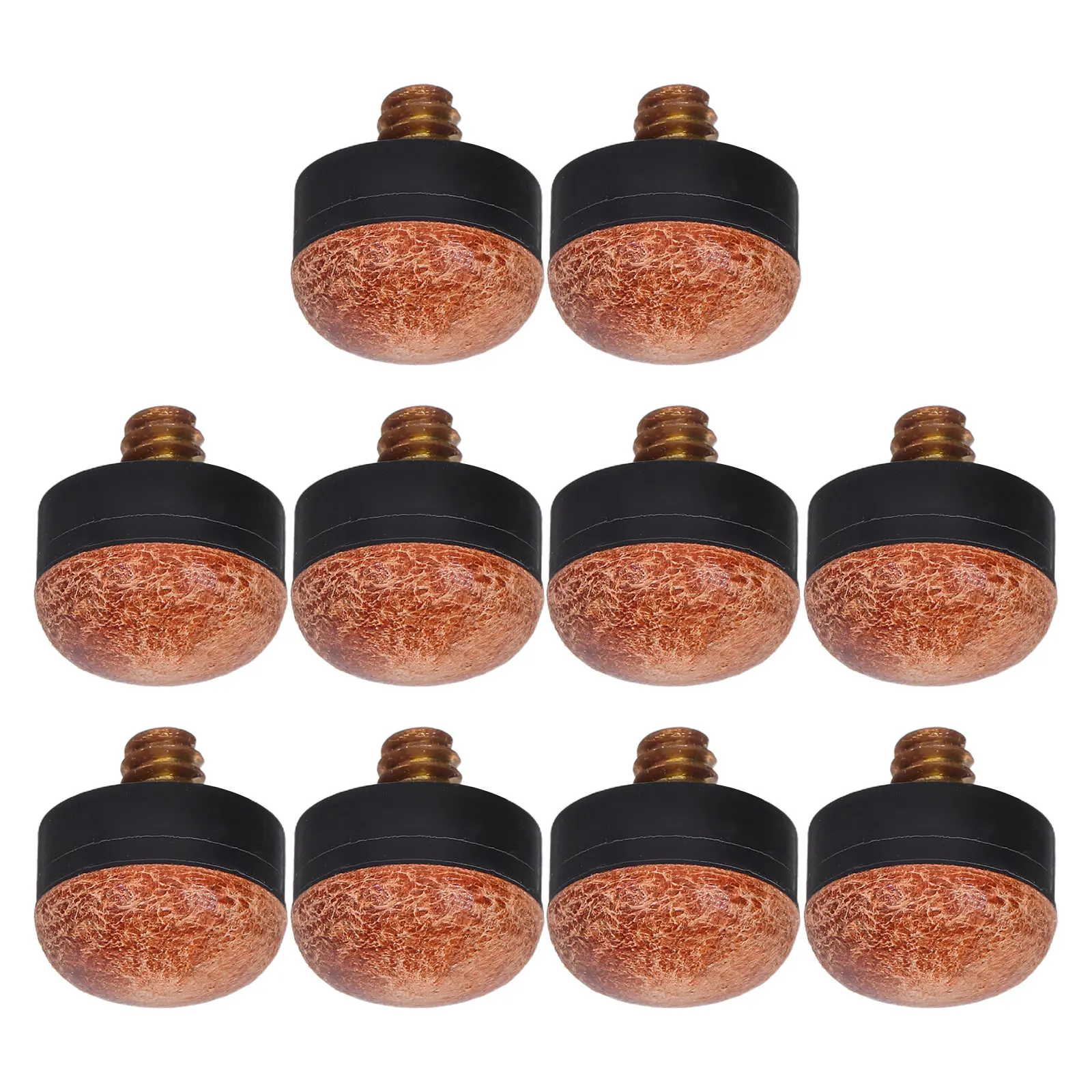 

10 Pcs Billiard Cue Kit Snooker Tip Repair Billiards Pool Billard Ersatzspitzen Stick Tips