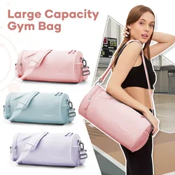 Women Men Gym Bag Sports Bag - Gym Bag with Wet Compartments for Travel, Sportsman Training Gym Bag,Travel Duffle Bag, Pool Bag