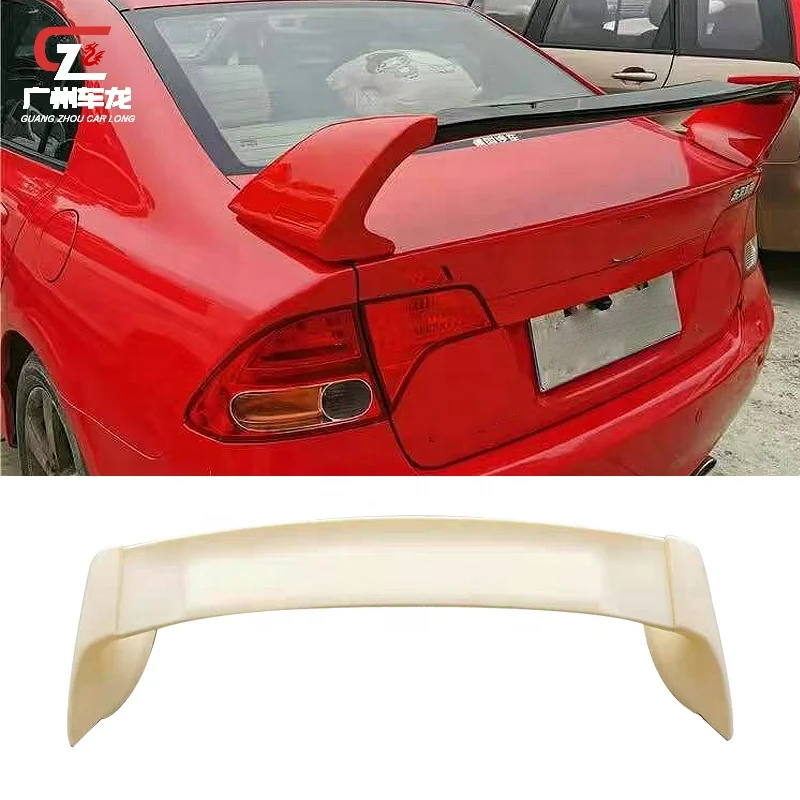 Factory Direct ABS Material FD2 Style Rear Spoiler For Honda Civic 2006-2011 Car spoiler Car Bodykit