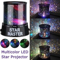 ZK40 Creative 3D LED Starry Night Sky Projector Lamp Stars light/Battery Powered LED Room Decorative Table Night Lamp