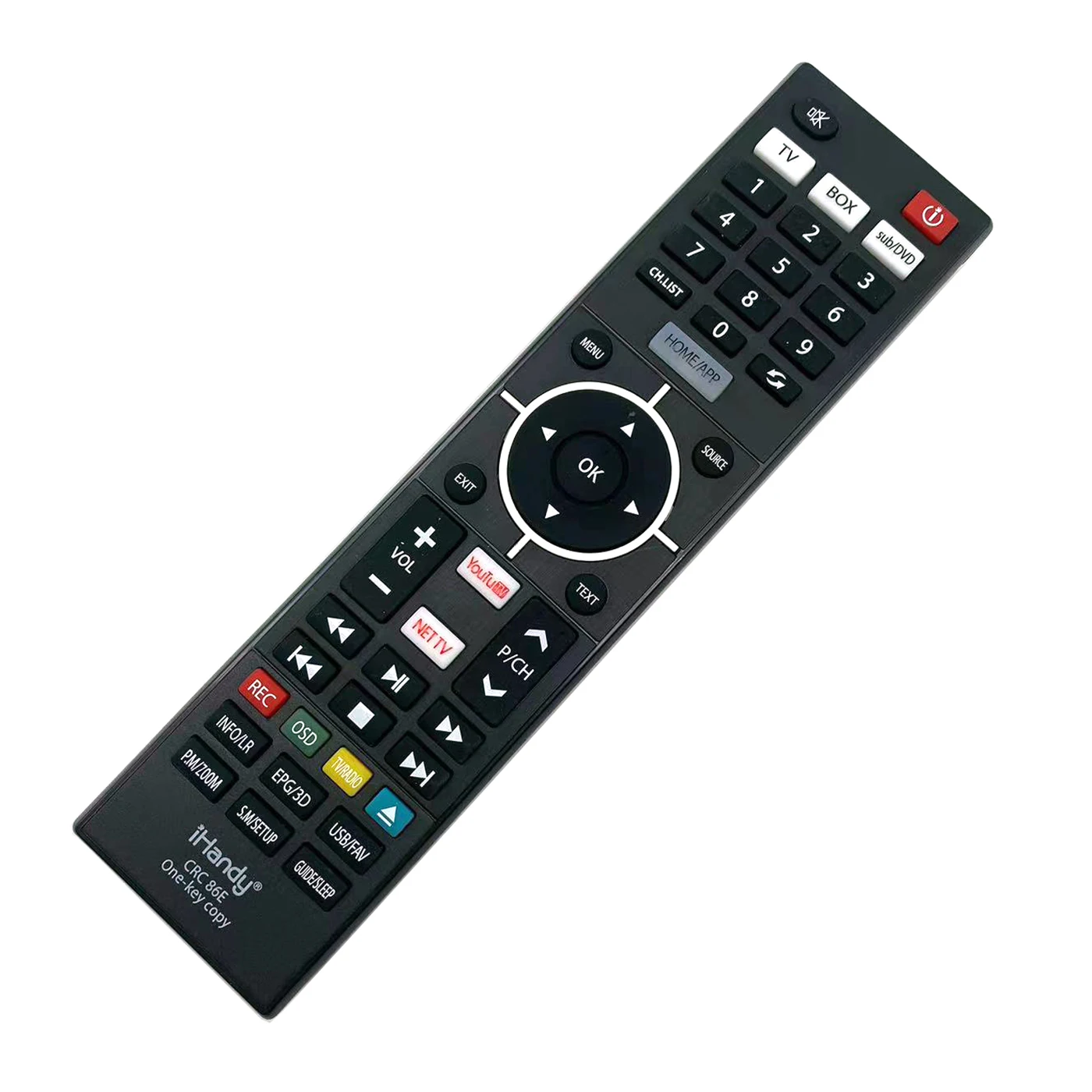 CRC86E For TV CBL DVD SAT Nobel Universal Smart Controller Learning TV Remote Control