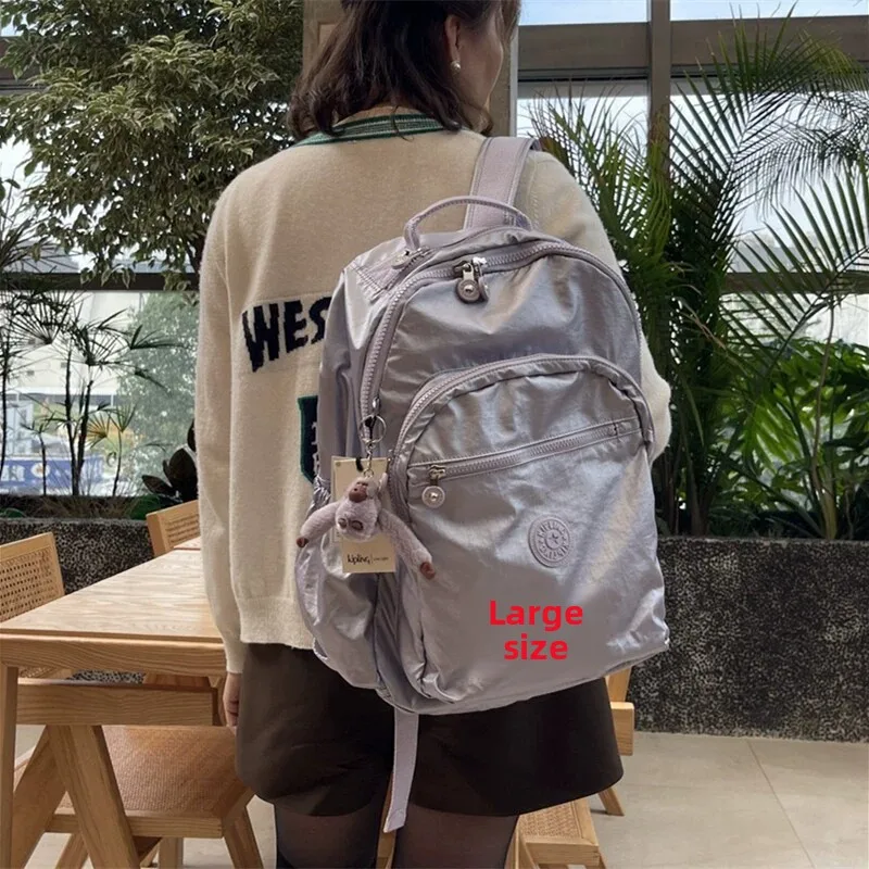 Large Capacity Casual Travel Women's Backpack School Computer Bag Leisure All-Match Bookbag Dual Shoulder Bag for Teens