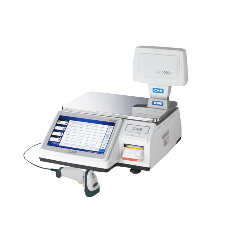

Veidt Weighing CAS CL7200 Stainless Steel Label Printing Scale 30kg Cash Register Scale Price Computing Scale Balanza Comercial