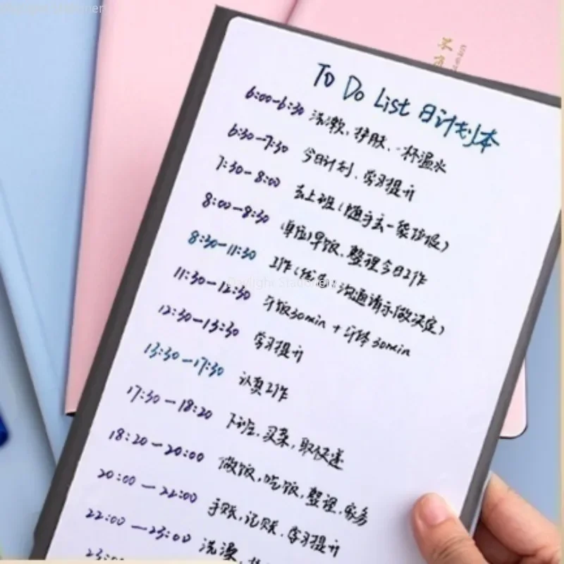 Erasable Weekly Planner Reusable A4/A5 Whiteboard Notebook Memo Pad With Whiteboard Pen Erasing Cloth Writing Board