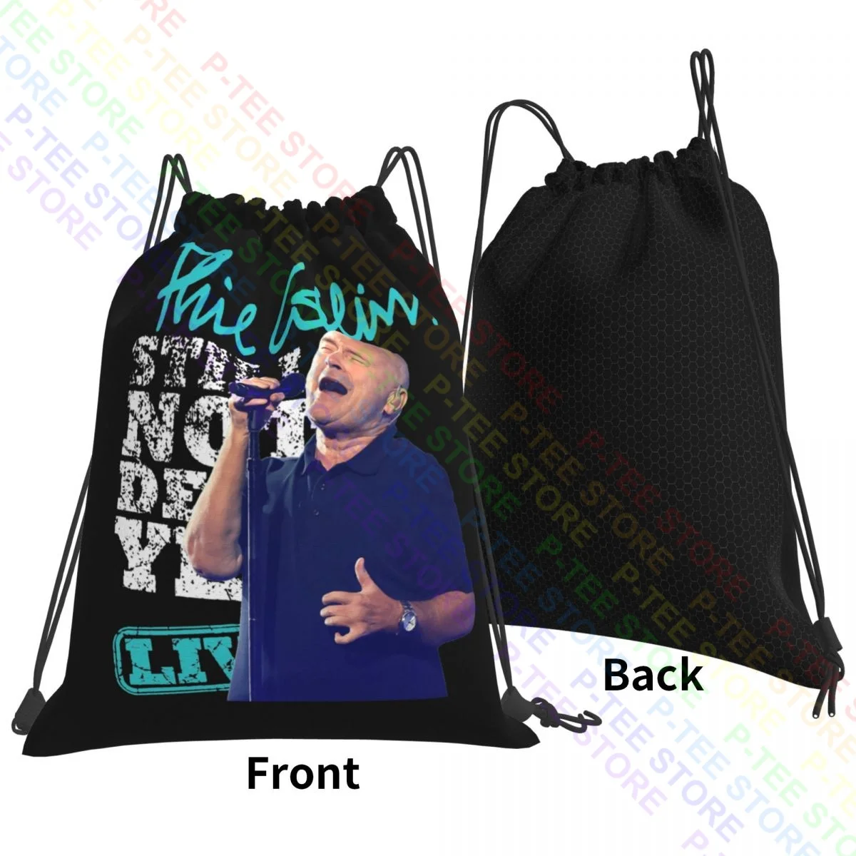 Phil Collins Still Not Dead Yet Tour 2019 Drawstring Bags Gym Bag Print New Style Eco Friendly School Sport Bag