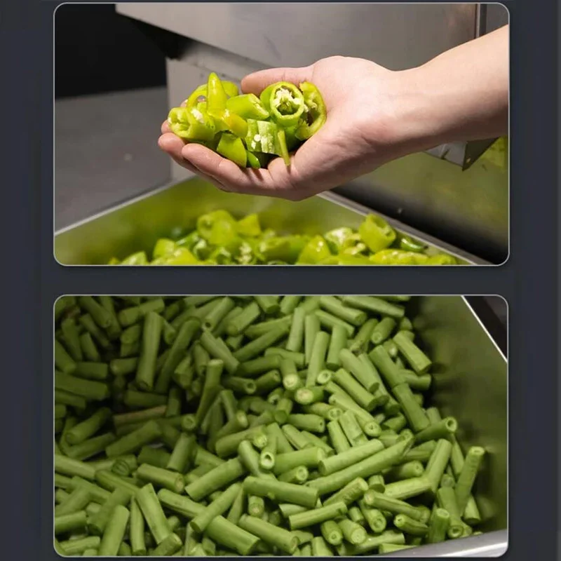 Vegetable Cutting Machine Multi-functional Dual Speed Fast Vegetable Cutting Machine Slicing And Cutting Sections