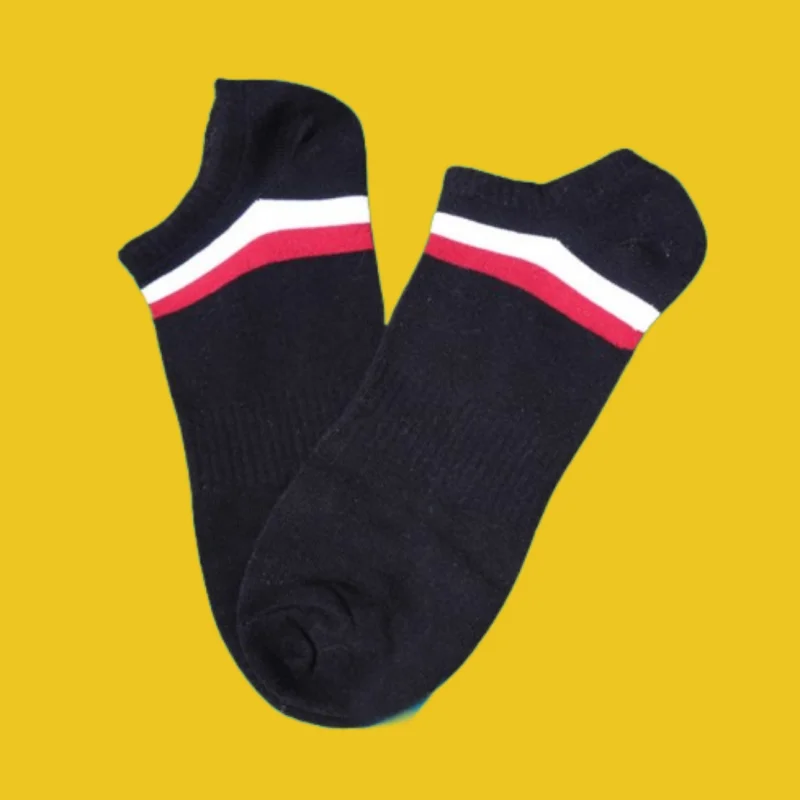 4/8 Pairs Breathable Comfort Socks Boat Socks Cotton Socks Large Size Fat Foot Socks Solid Color Combed Cotton 2024 Men's Socks