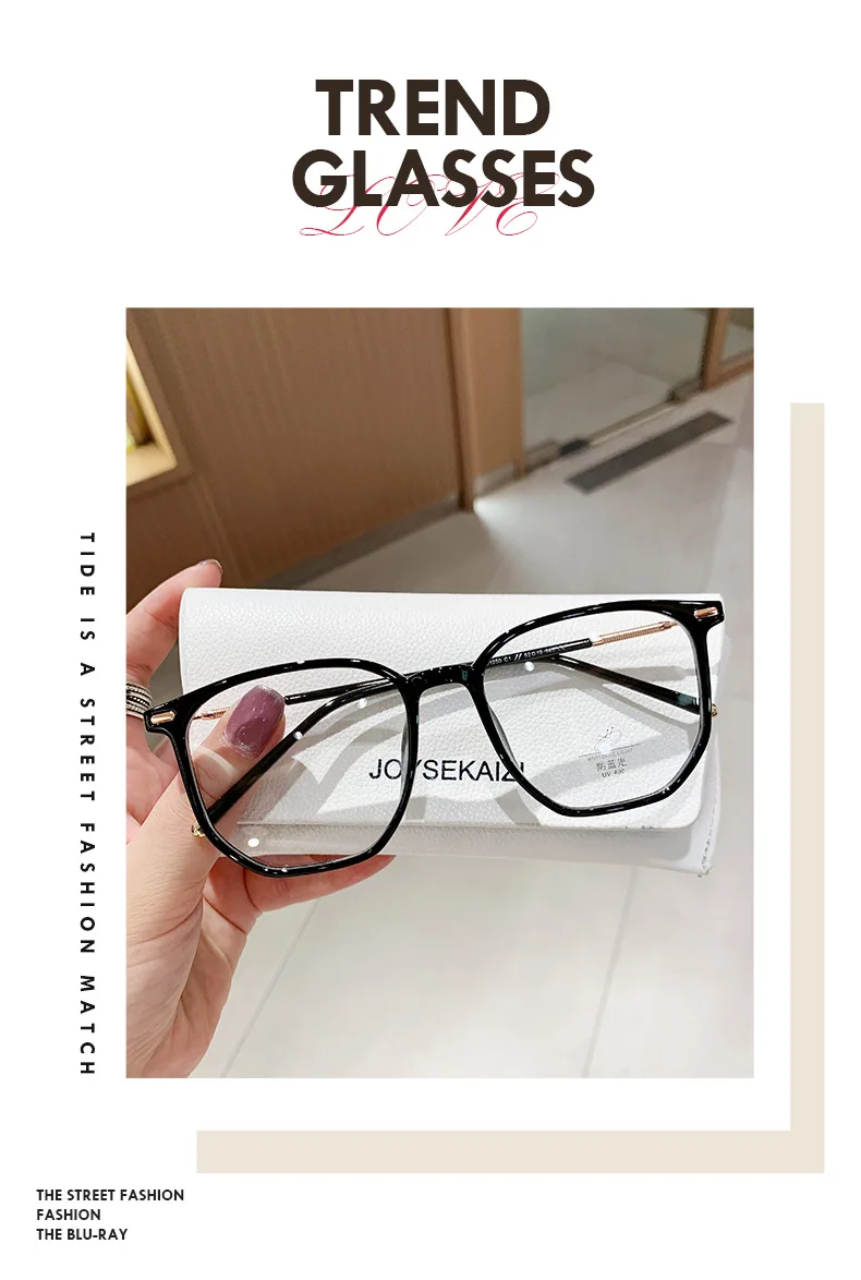 Shatar Neue Mode Lesebrille High Grade Ultra Licht Komfortable Anti Blau Licht Presbyopie Brille Frauen Großen Rahmen Junge – Detail 4