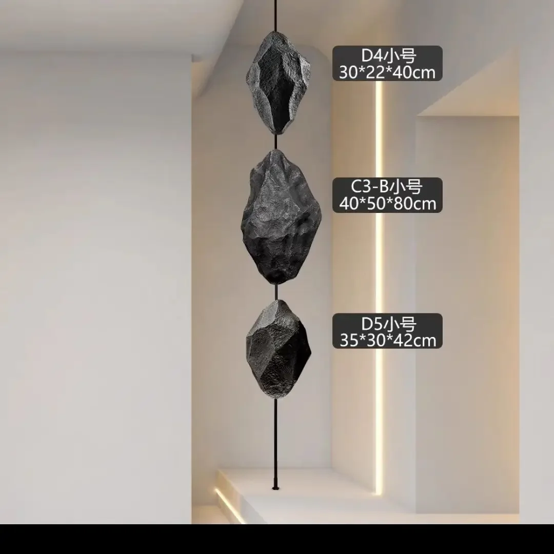 Simulation landscape stone suspended hanging living room soft decoration creative ornament