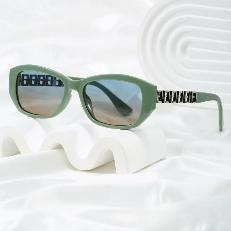 

​​2025 New Small Square Sunglasses, Metal Hollow-Out Polarized UV400 Slimming Unisex Retro for Street Style​​