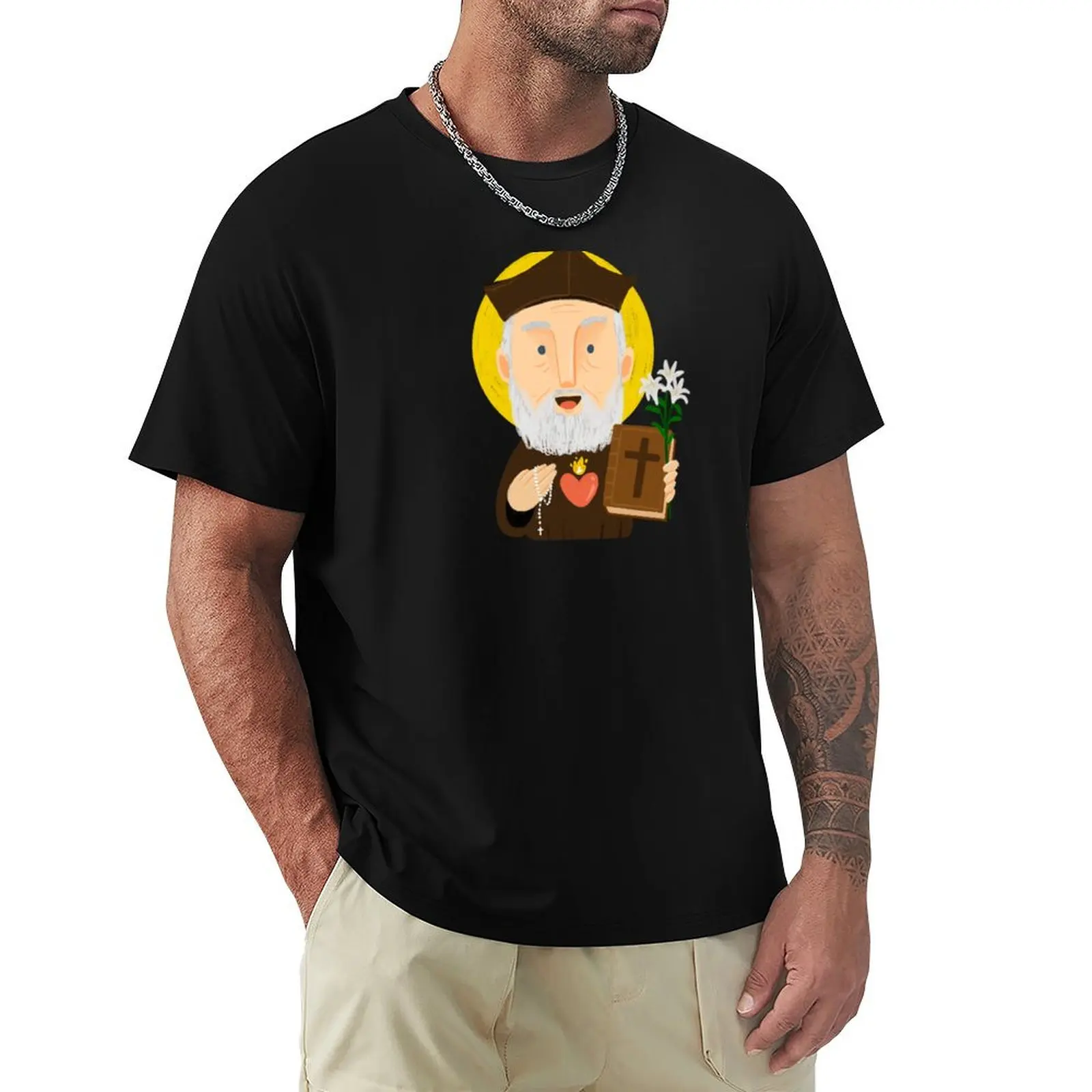 

Saint Philip Neri T-Shirt vintage t shirts gifts for boyfriend customizeds mens shirts graphic tee