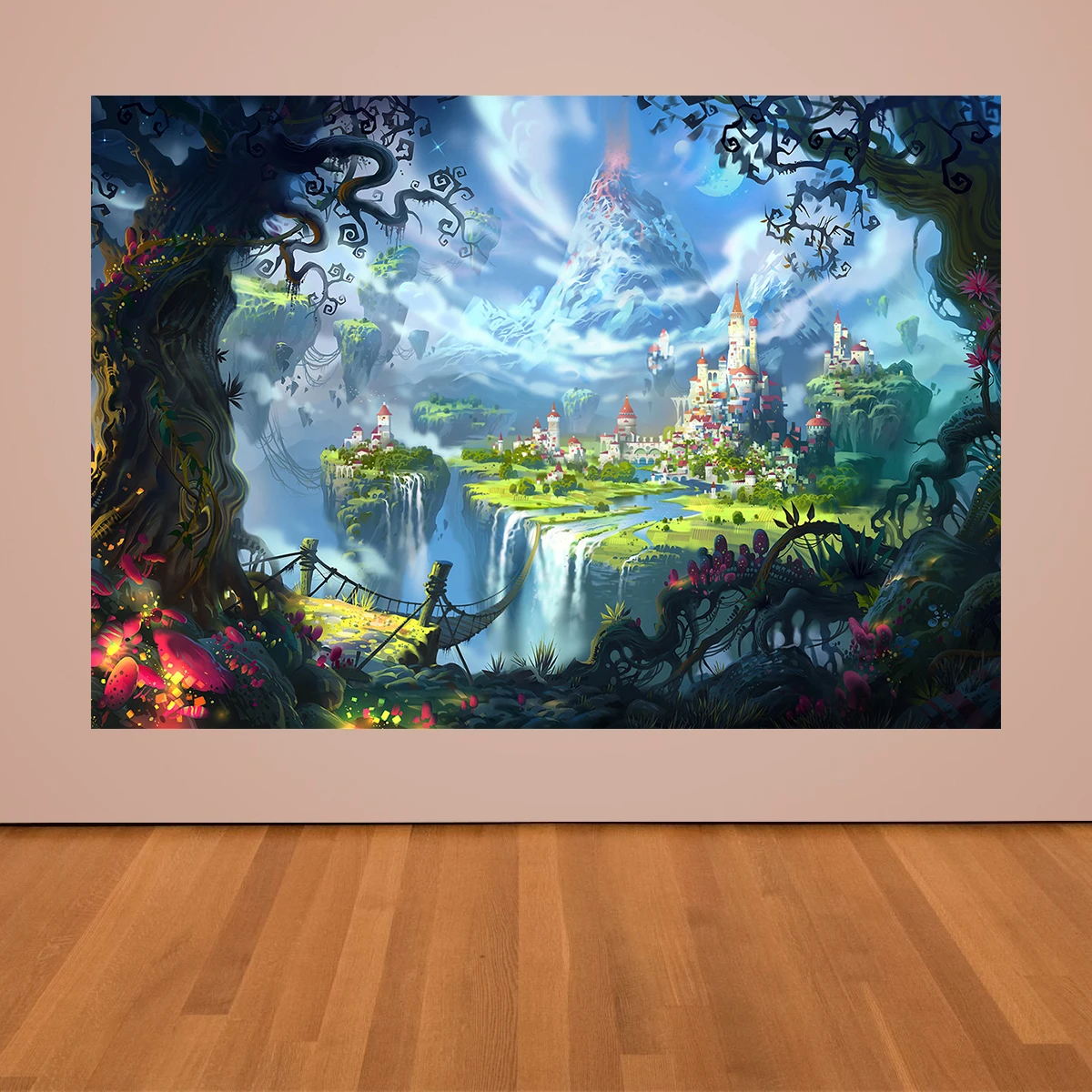 The Wormworld Saga Suicune Backdrop  Floating island Photography Photo Studio Background Banner Magic Poster Decoration Party