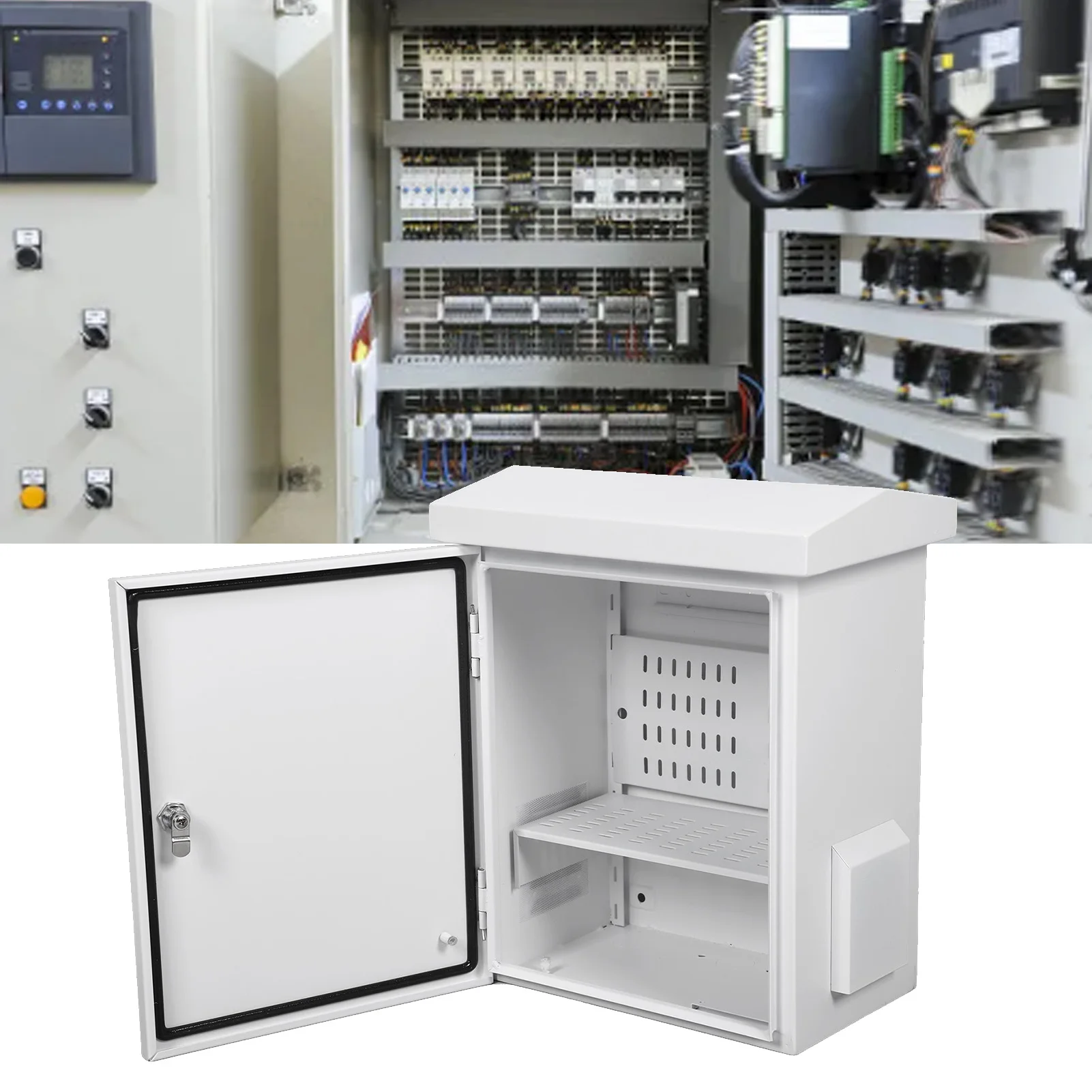 Scatola di giunzione esterna impermeabile e antipolvere con piastra in acciaio zincato spesso 1,2 mm